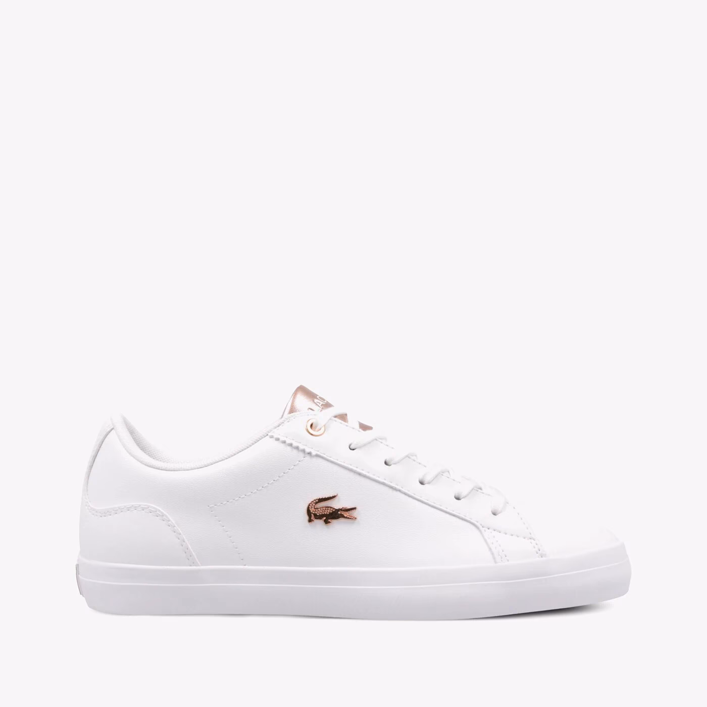 Z czym nosić białe buty Lacoste damskie?