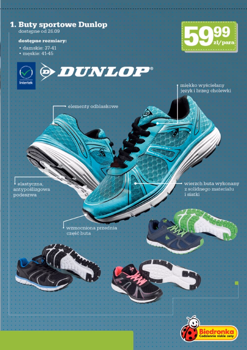 Jakie buty do biegania w Biedronce?