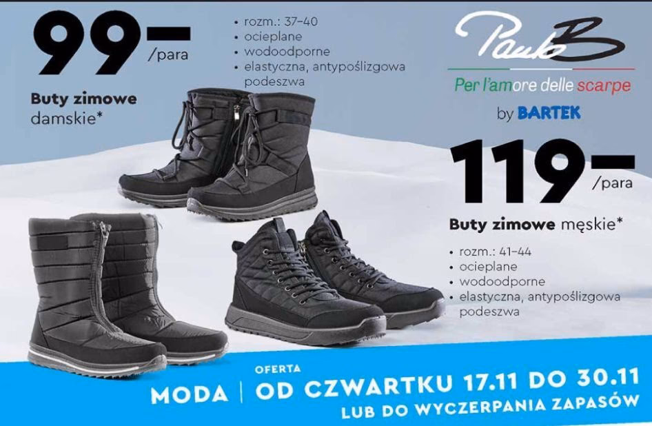 Gdzie kupić tanie buty zimowe męskie?