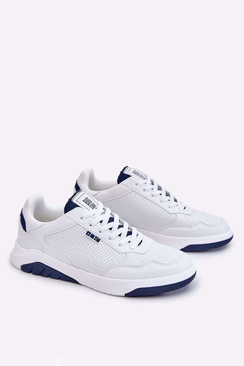 Z jakiego materiału wykonane są białe trampki Big Star?