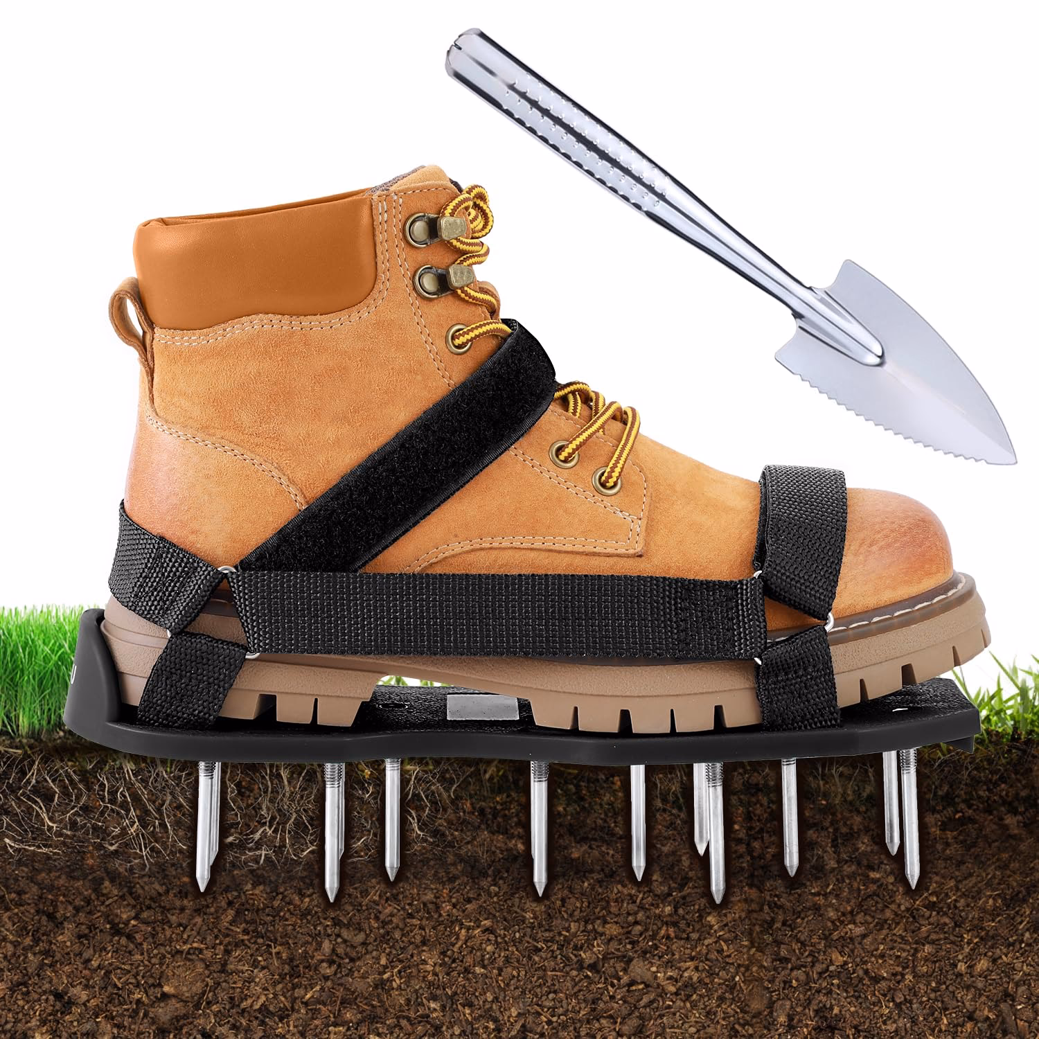 Czy buty do aeracji trawnika działają?