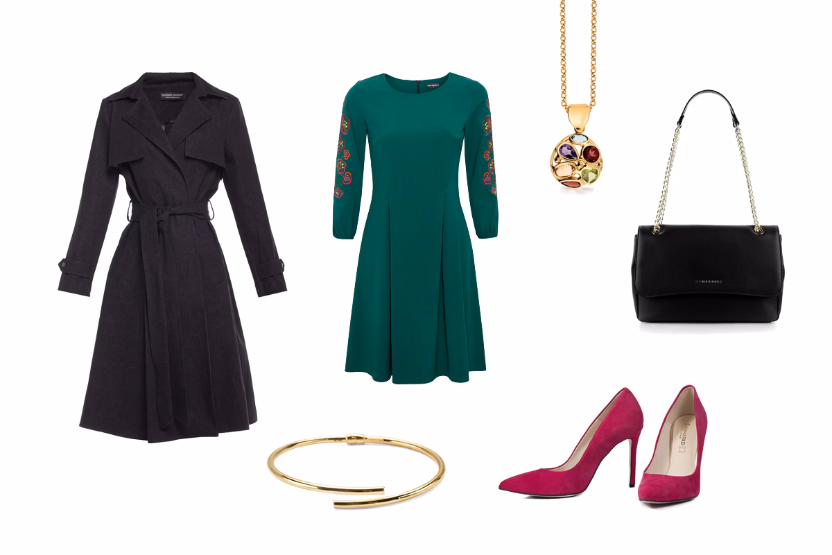 Jaki kolor paznokci do zielonej sukienki?