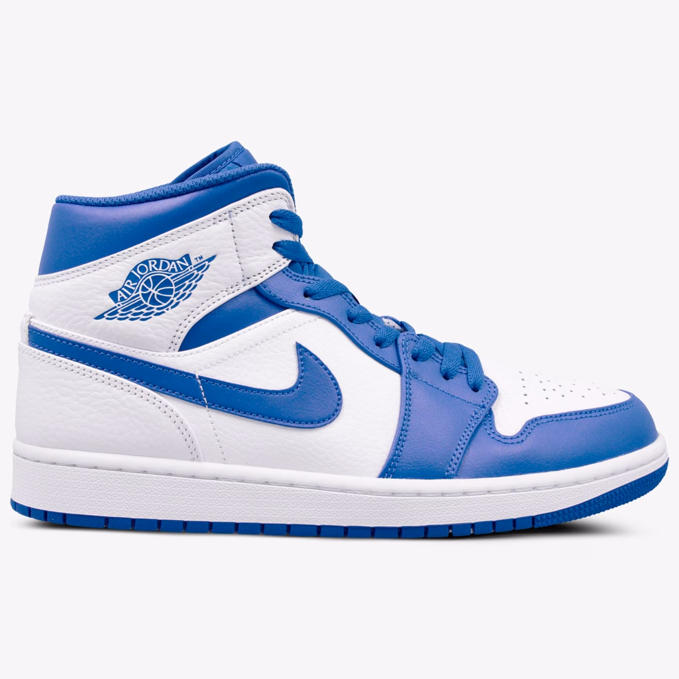 Jakie są najpopularniejsze modele butów Jordan w kolorze białym i niebieskim?