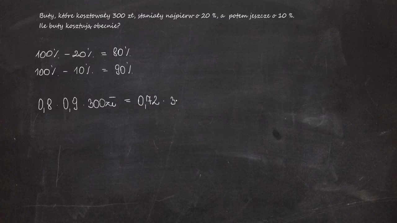 O ile procent staniały buty?