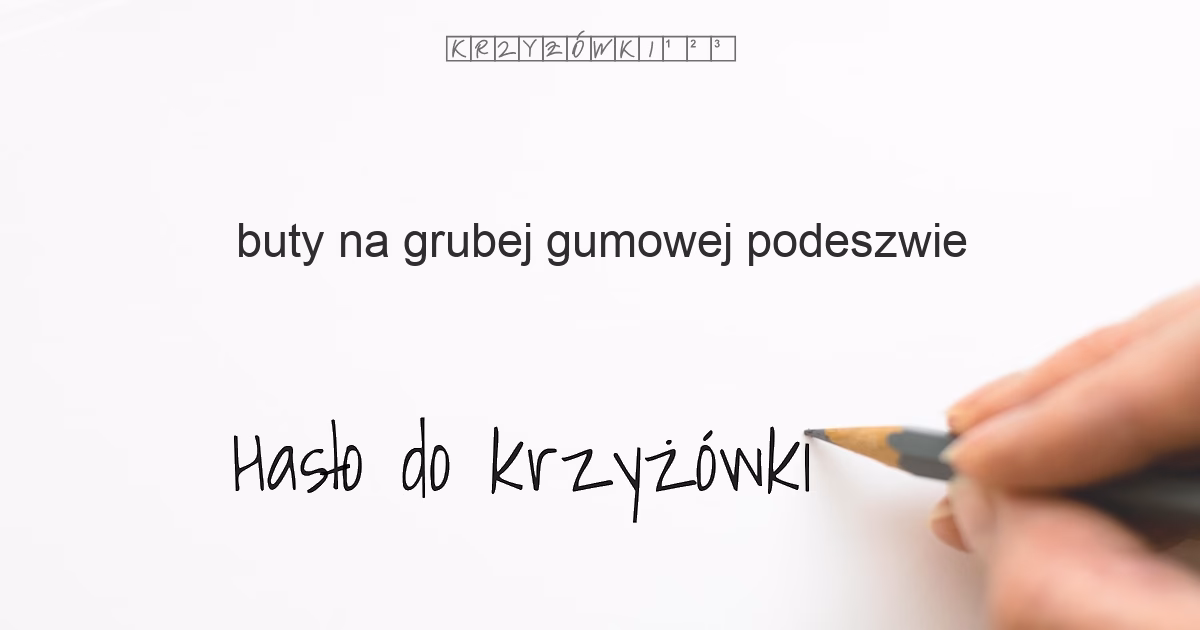 Jak nazywają się ciężkie buty wojskowe?