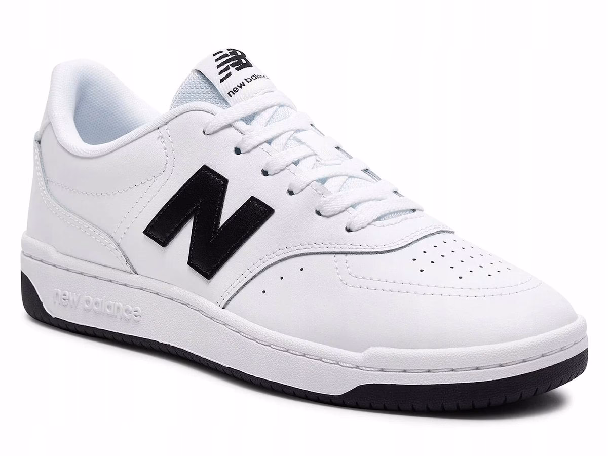 Z czego są wykonane białe buty New Balance męskie?