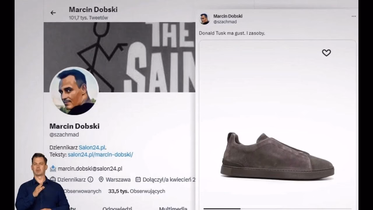 O co chodzi z butami Tuska?