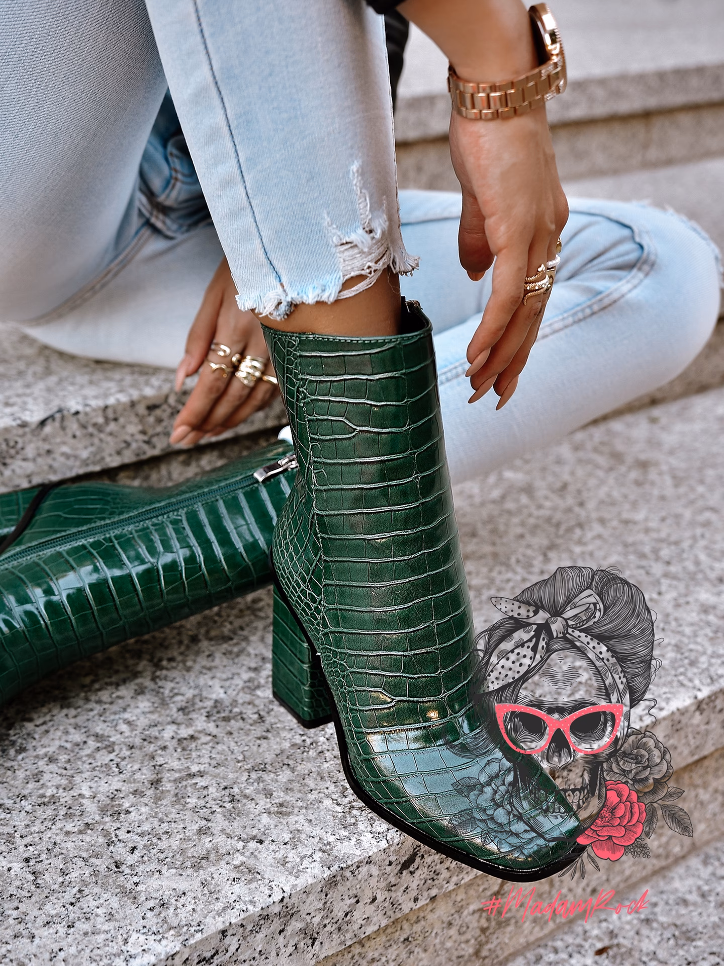 Do czego pasują zielone buty?