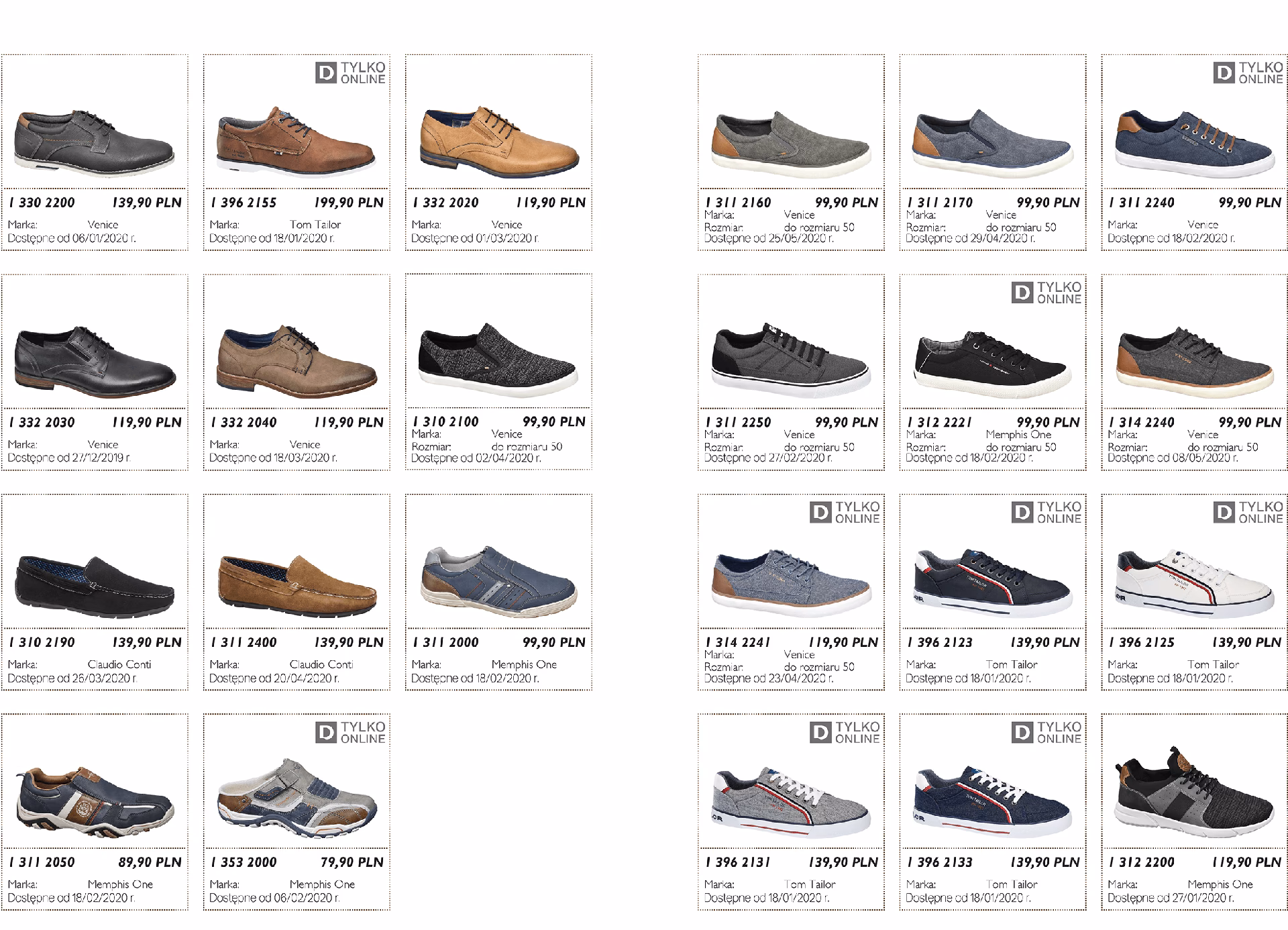 Czy Deichmann ma buty w dużych rozmiarach?