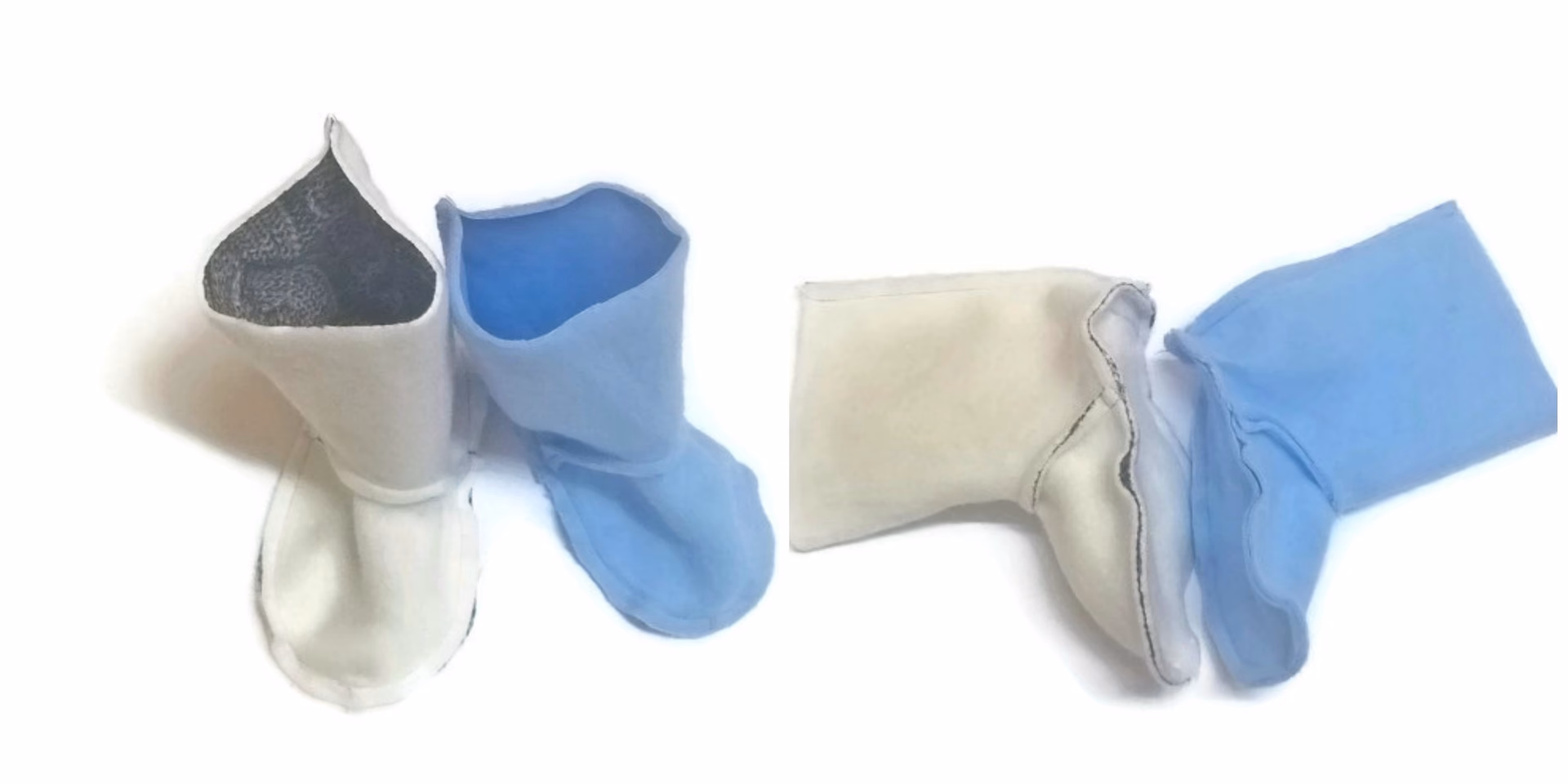 Jak zrobić skarpetkowe buciki dla niemowlaka?