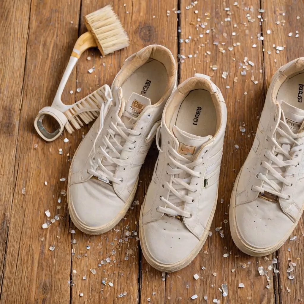 Jak usunąć plamy z trawy z białych butów?