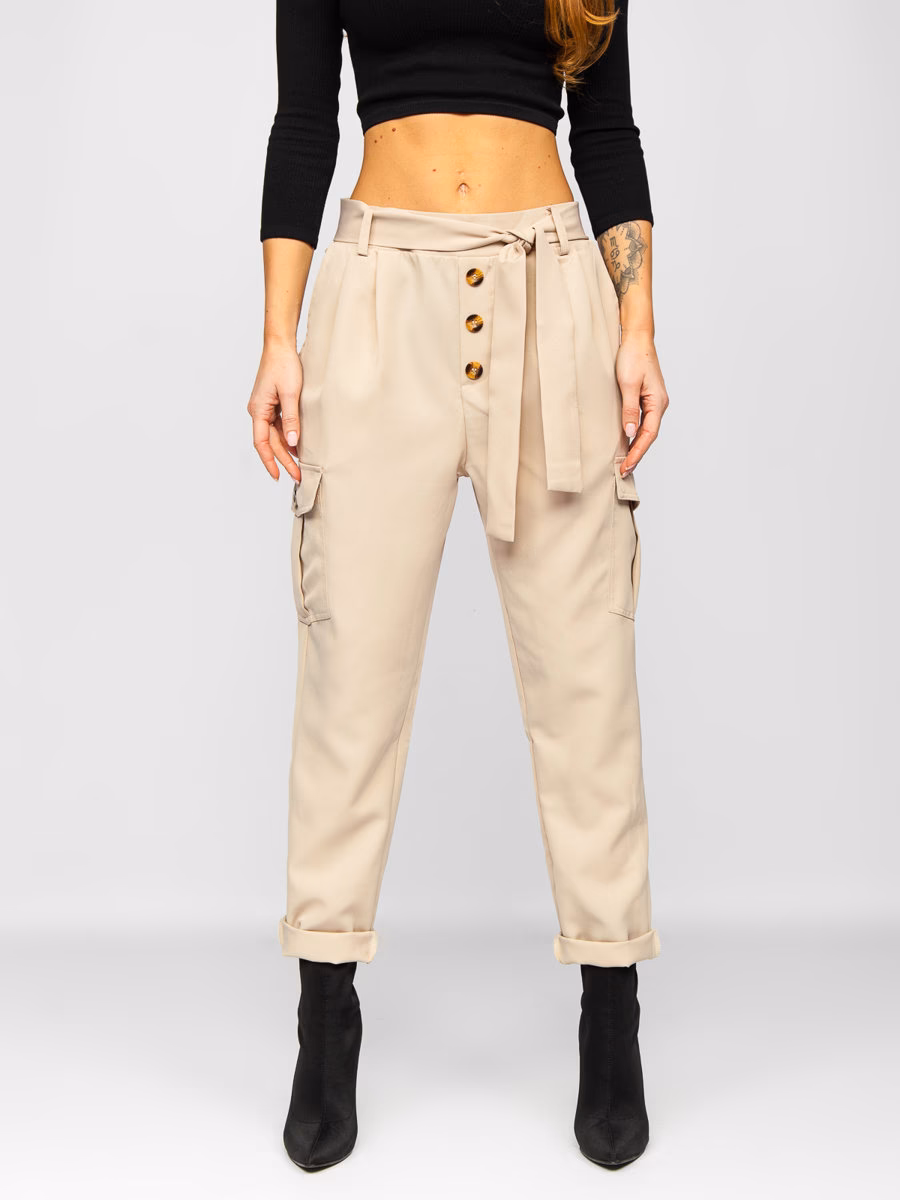 Jakie buty pasują do beżowych spodni?