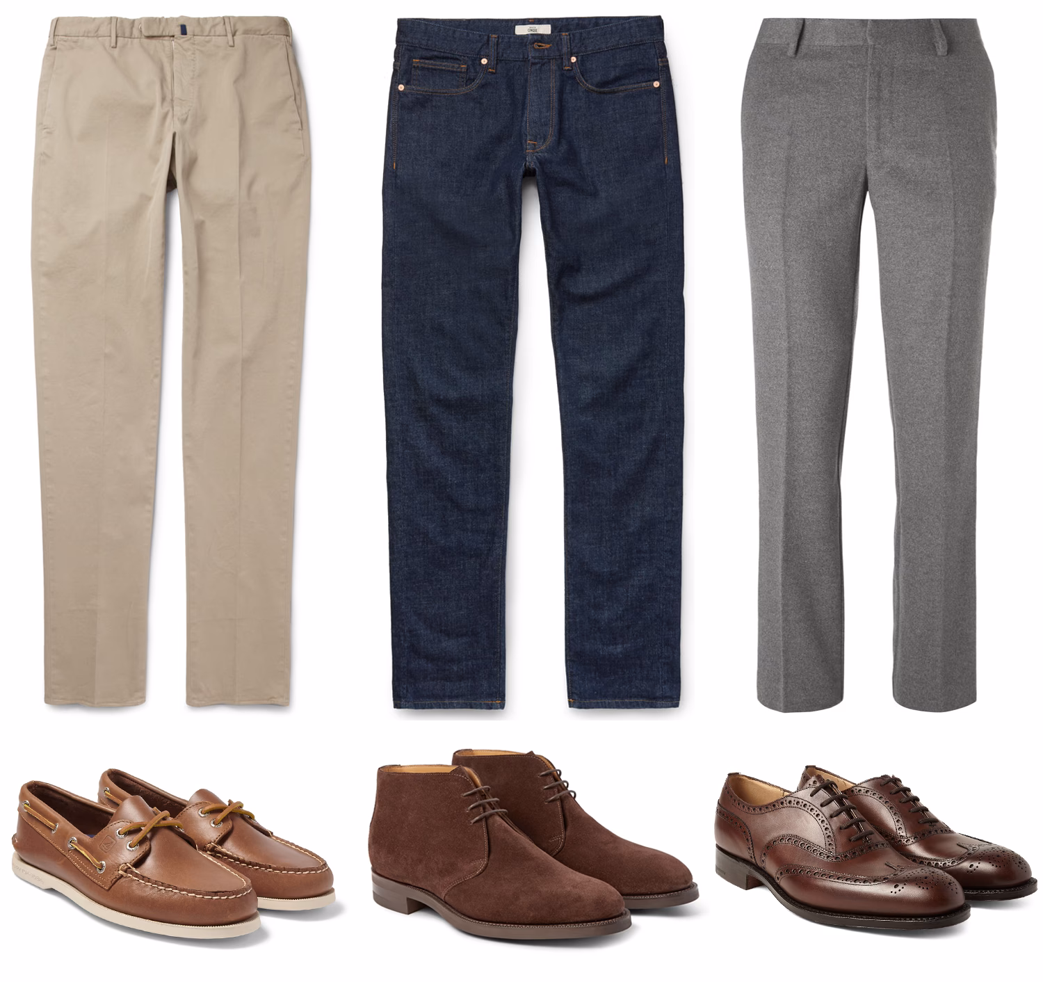 Jak dobrać buty do spodni męskich?