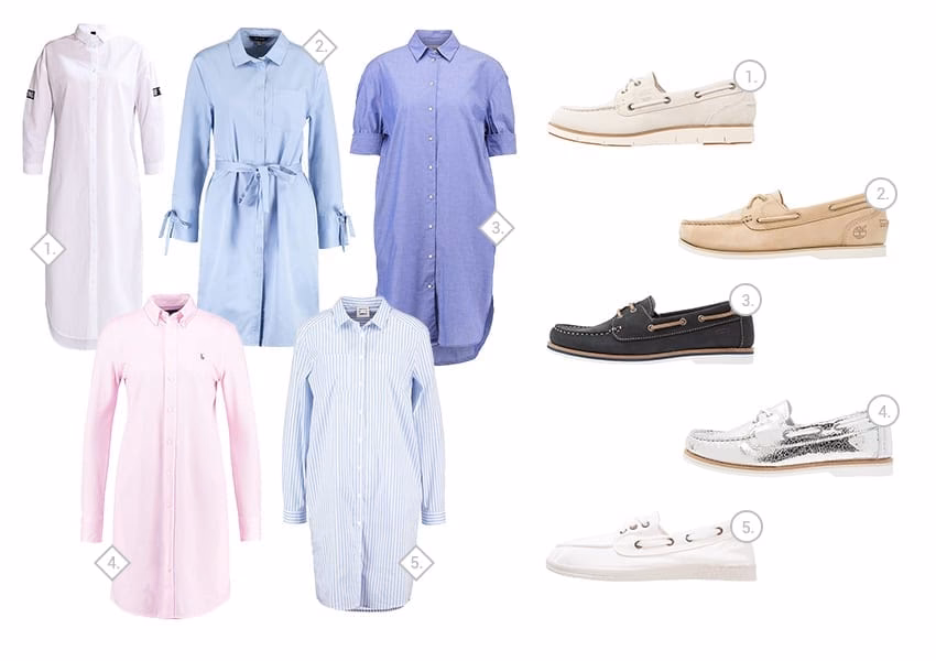 Jakie buty do sukienki koszulowej na lato?