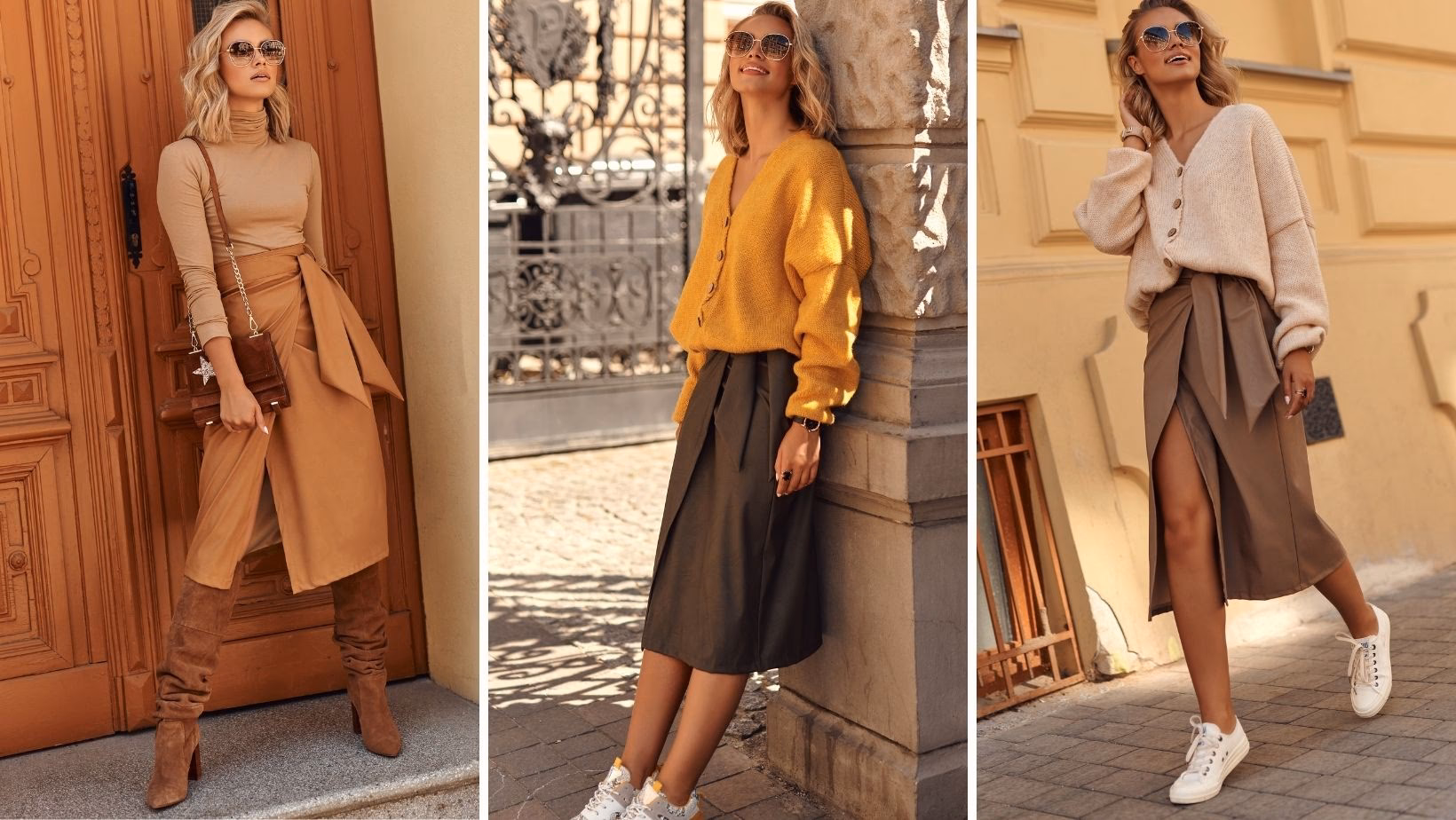 Jakie buty do plisowanej spódnicy midi?