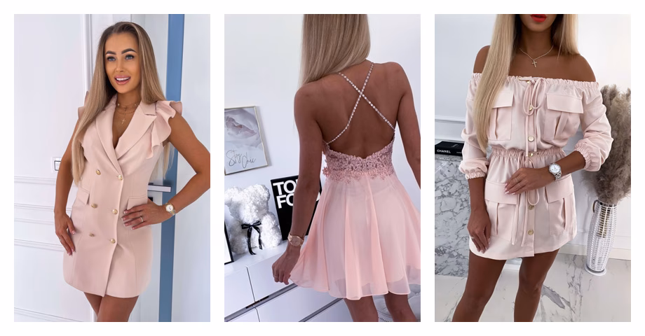 Jakie buty do długiej sukienki pudrowy róż?