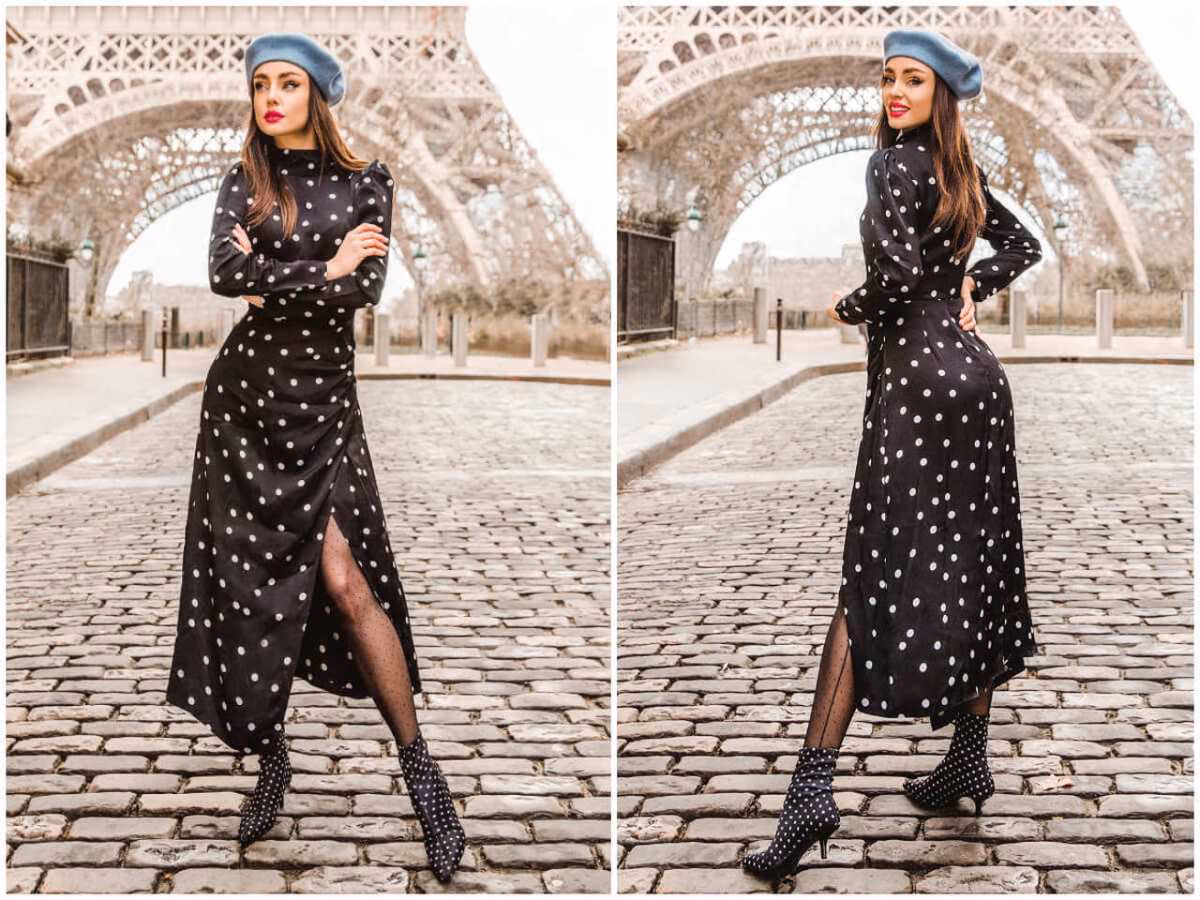 Jaka marynarka do sukienki w grochy?