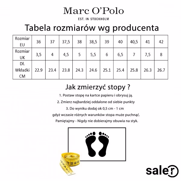 Jak mierzyć rozmiar stopy?