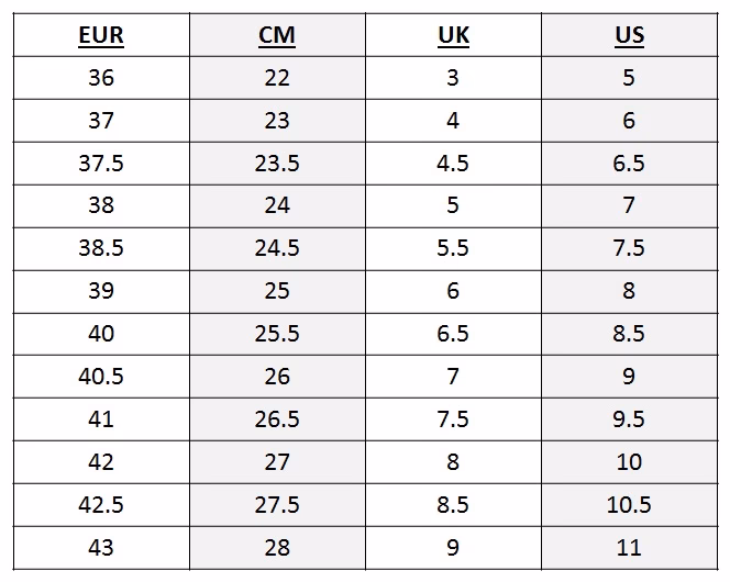 Gdzie mogę znaleźć tabelę rozmiarów butów Michael Kors?
