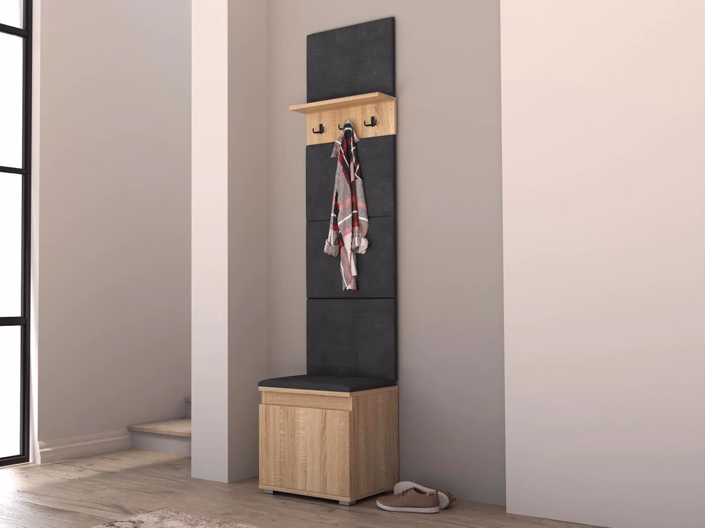 Jakie siedzisko do małego przedpokoju?